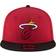 New Era Miami Heat 9Fifty Adjustable Snapback Hat Men - Red