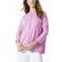 Jones New York Seam Detail Dolman Tunic Top - Pink Lotus