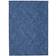 Linon Washable Beige, Blue 60x84"