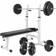 Gorilla Sports Bench Press With Weight Set 100kg