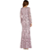 Adrianna Papell Stretch Sequin Gown - Smoky Rose