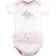 Hudson Baby Cotton Bodysuits - Pink Gray Elephant (10113625)