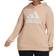 Adidas Loungewear Essentials Logo Fleece Hoodie Plus Size - Halo Blush