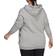 Adidas Loungewear Essentials Logo Fleece Hoodie Plus Size - Medium Grey Heather