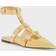 Valentino Garavani Roman Stud Metallic Ballerina W - Gold