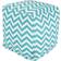 Majestic Home Goods Chevron Pouffe 17"