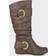 Journee Collection Paris Medium Calf - Brown