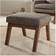 Baxton Studio Aberdeen Mid-Century Seating Stool 17.3"