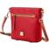 Dooney & Bourke Pebble Grain Small Zip Crossbody Bag - Red