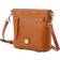 Dooney & Bourke Pebble Grain Small Zip Crossbody Bag - Caramel