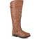 Journee Collection Spokane Medium Calf - Chestnut