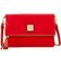 Dooney & Bourke Pebble Grain Foldover Zip Crossbody Bag - Red