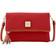 Dooney & Bourke Pebble Grain Foldover Zip Crossbody Bag - Wine