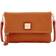 Dooney & Bourke Pebble Grain Foldover Zip Crossbody Bag - Caramel