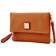 Dooney & Bourke Pebble Grain Foldover Zip Crossbody Bag - Caramel