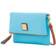 Dooney & Bourke Pebble Grain Foldover Zip Crossbody Bag - Sky Blue