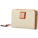 Dooney & Bourke Pebble Grain Large Zip Around Credit Card Case - Bone