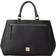 Dooney & Bourke Pebble Grain Zip Satchel Bag - Black/Black