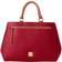 Dooney & Bourke Pebble Grain Zip Satchel Bag - Wine