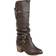 Journee Collection Late Wide Calf - Dark Brown