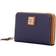 Dooney & Bourke Pebble Grain Medium Zip Around Wallet - Midnight Blue