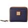 Dooney & Bourke Pebble Grain Small Zip Around Wallet - Midnight Blue