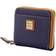 Dooney & Bourke Pebble Grain Small Zip Around Wallet - Midnight Blue