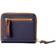 Dooney & Bourke Pebble Grain Small Zip Around Wallet - Midnight Blue