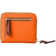 Dooney & Bourke Pebble Grain Small Zip Around Wallet - Clementine