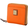 Dooney & Bourke Pebble Grain Small Zip Around Wallet - Clementine