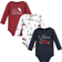 Hudson Cotton Long-Sleeve Bodysuits 3-pack - Boy Holiday Village