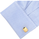 Cufflinks Inc Tartan Plaid Cufflinks - Gold