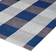 Foss Floors Gingham White, Blue 72x96"