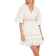 French Connection Biton Embroidery Mini Dress - Linen White