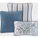 Madison Park Bayside Bedspread Blue (228.6x172.72)