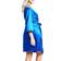 iCollection Women's Marina Lux 3/4 Sleeve Satin Robe - Royal Blue