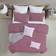 Moselle Ruched Waffle 2-pack Duvet Cover Pink (233.68x172.72)