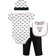 Hudson Grow with Me Clothing Set - Grey/Black