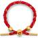 Rastaclat LNY Tiger Braided Bracelet - Red/Gold