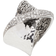 John Hardy Twisted Band Ring - Silver/Diamonds