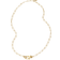 Adornia Lock Paper Clip Chain Link Necklace - Gold
