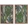 Natural Leaves Set of 2 Framed Art 17x25" 2