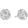 David Yurman Infinity Stud Earrings - White Gold/Diamonds