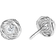 David Yurman Infinity Stud Earrings - White Gold/Diamonds