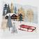 Trademark Fine Art 14" x 14" Victoria Borges Christmas Chalet Ii Wall Decor 14x14"