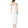 Bardot One-Shoulder Cutout Midi Dress - Orchid White