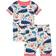 Hatley AAquatic Friends Pyjamas - Off White