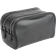 Royce Double Zip Toiletry Bag - Black