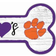 Fan Creations Clemson Tigers Team Dog Bone Sign Board