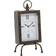 Ridge Road Décor Rustic Metal Rectangular Table Clock 8"